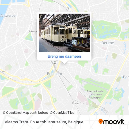 Vlaams Tram- En Autobusmuseum kaart