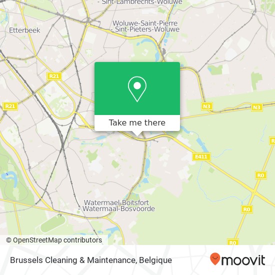 Brussels Cleaning & Maintenance kaart