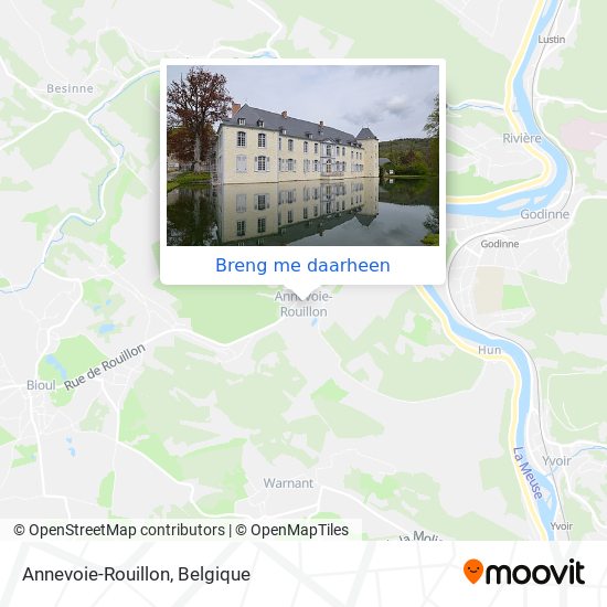 Annevoie-Rouillon kaart