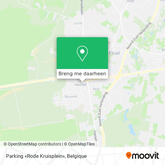 Parking «Rode Kruisplein» kaart