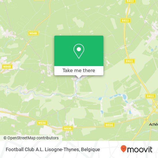 Football Club A.L. Lisogne-Thynes kaart