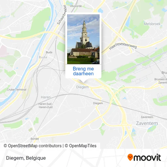 Diegem kaart