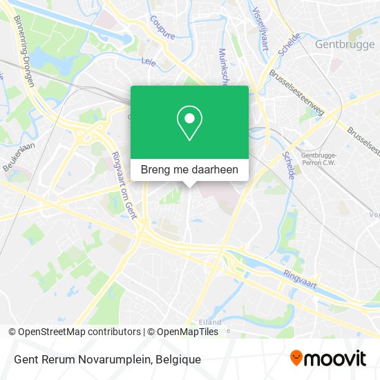 Gent Rerum Novarumplein kaart