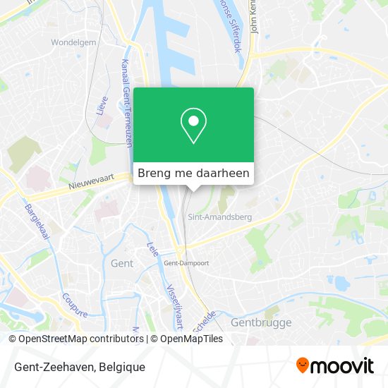 Gent-Zeehaven kaart
