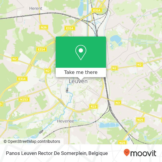 Panos Leuven Rector De Somerplein kaart