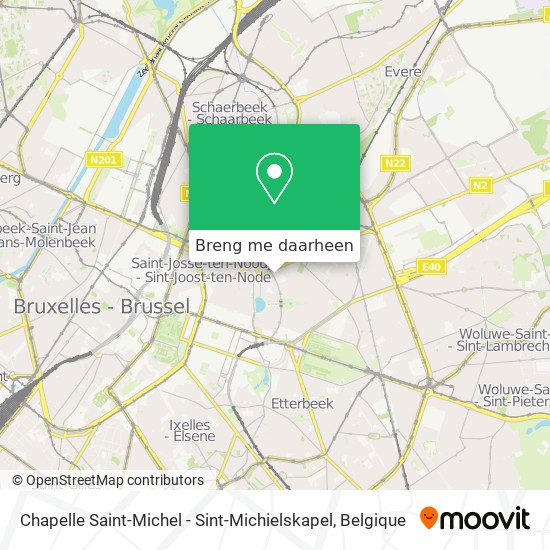 Chapelle Saint-Michel - Sint-Michielskapel kaart