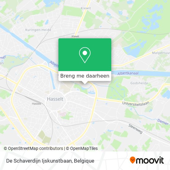 De Schaverdijn Ijskunstbaan kaart