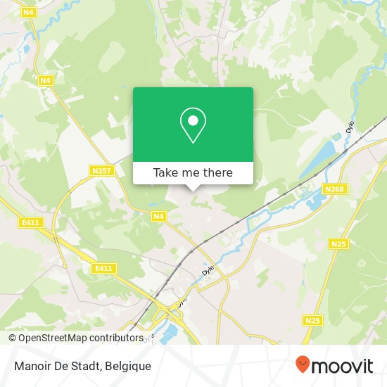 Manoir De Stadt kaart