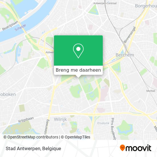 Stad Antwerpen kaart