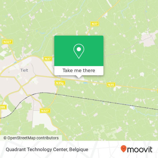 Quadrant Technology Center kaart