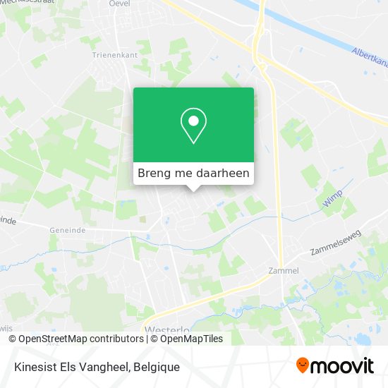 Kinesist Els Vangheel kaart