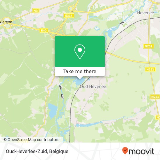 Oud-Heverlee/Zuid kaart