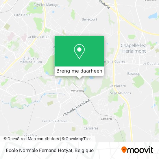 École Normale Fernand Hotyat kaart