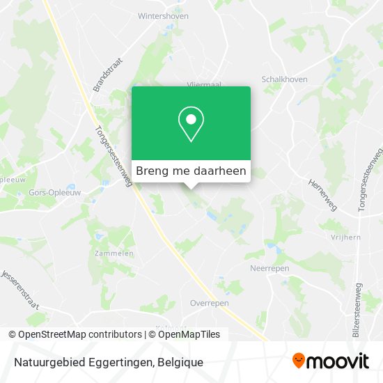 Natuurgebied Eggertingen kaart