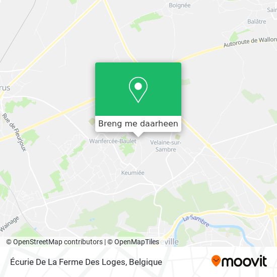 Écurie De La Ferme Des Loges kaart