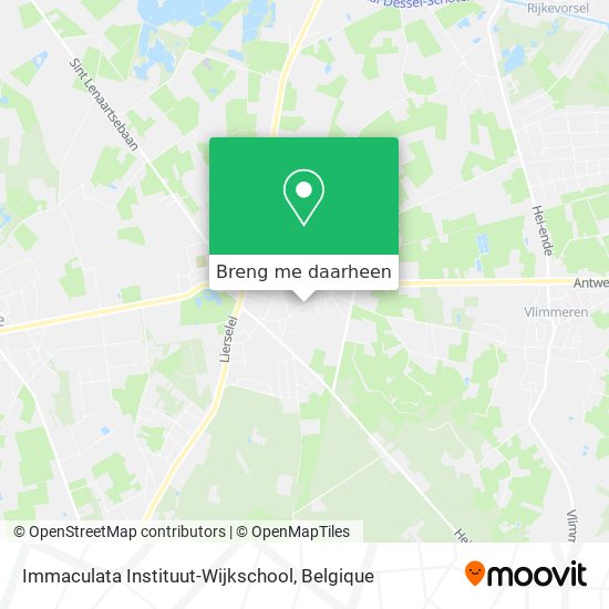 Immaculata Instituut-Wijkschool kaart