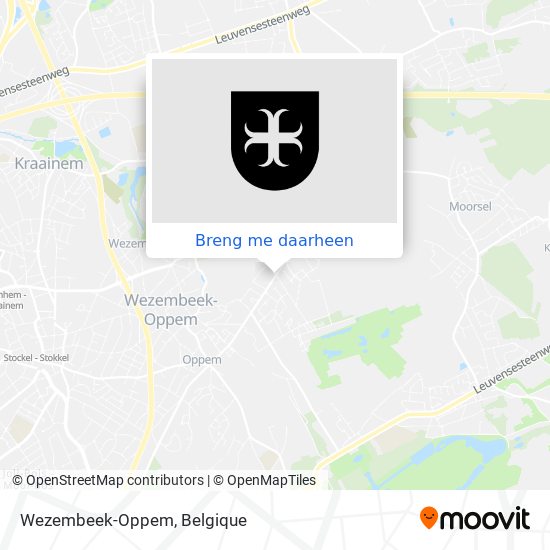 Wezembeek-Oppem kaart