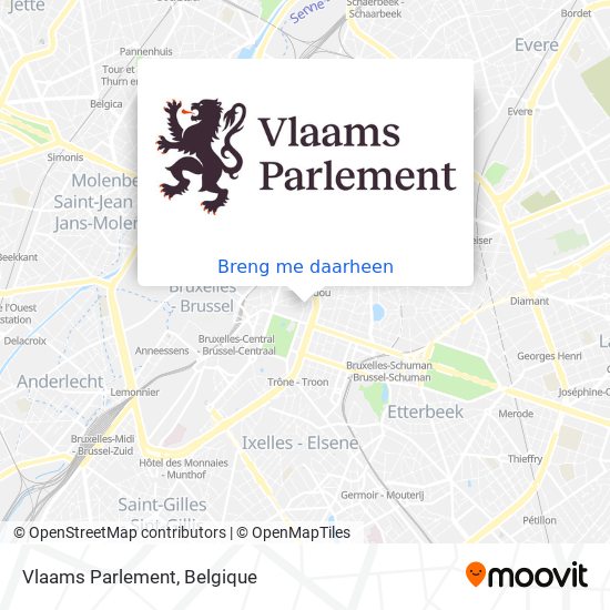 Vlaams Parlement kaart