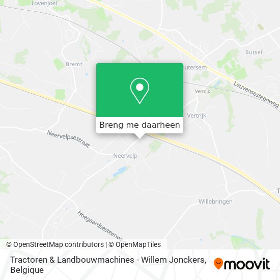 Tractoren & Landbouwmachines - Willem Jonckers kaart