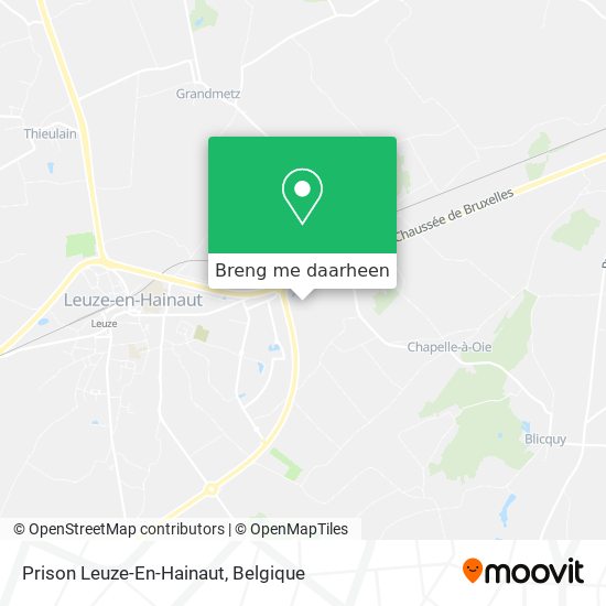 Prison Leuze-En-Hainaut kaart