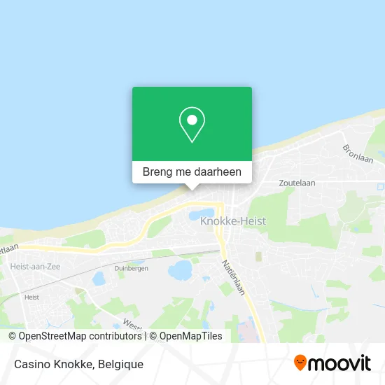 Casino Knokke kaart