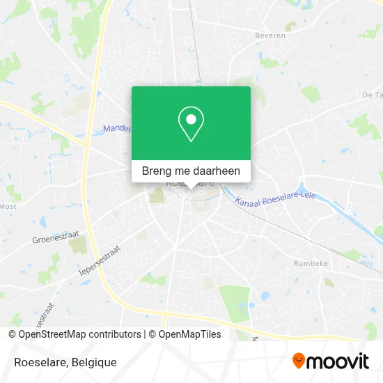 Roeselare kaart
