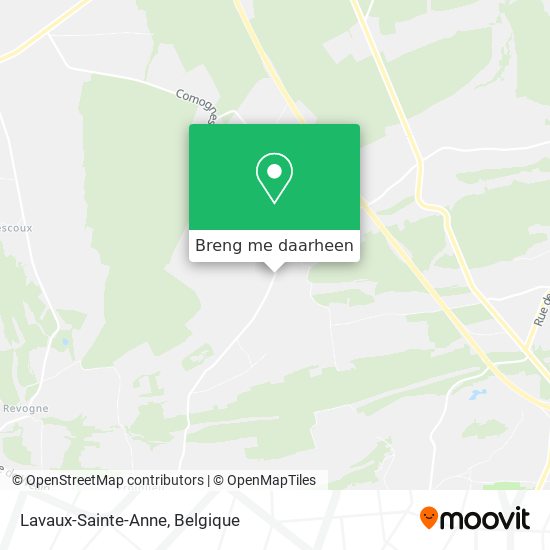 Lavaux-Sainte-Anne kaart