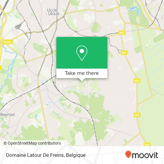 Domaine Latour De Freins kaart