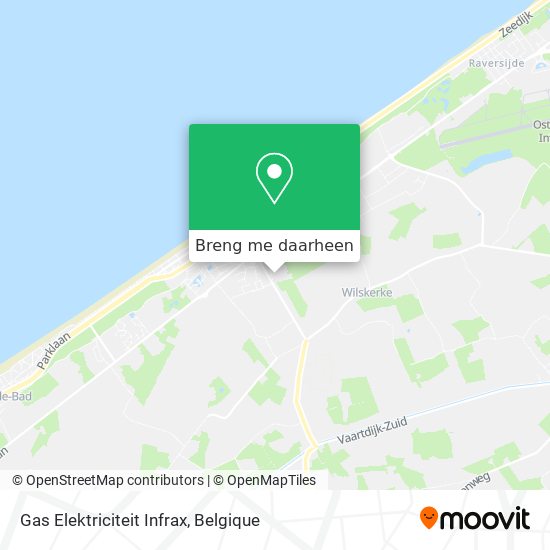 Gas Elektriciteit Infrax kaart