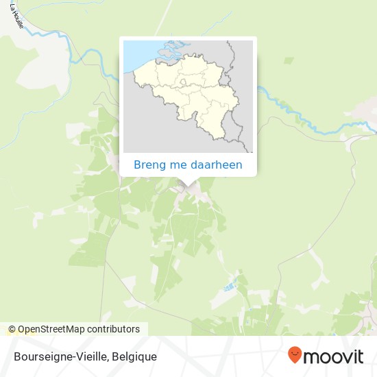 Bourseigne-Vieille kaart