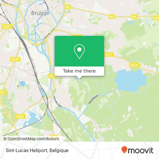 Sint-Lucas Heliport kaart
