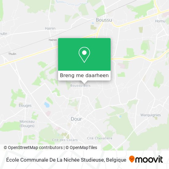 École Communale De La Nichée Studieuse kaart