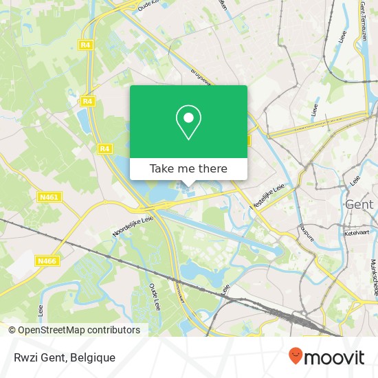 Rwzi Gent kaart