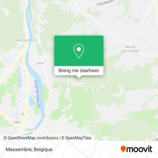 Massembre kaart