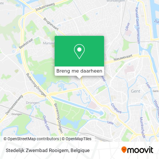 Stedelijk Zwembad Rooigem kaart