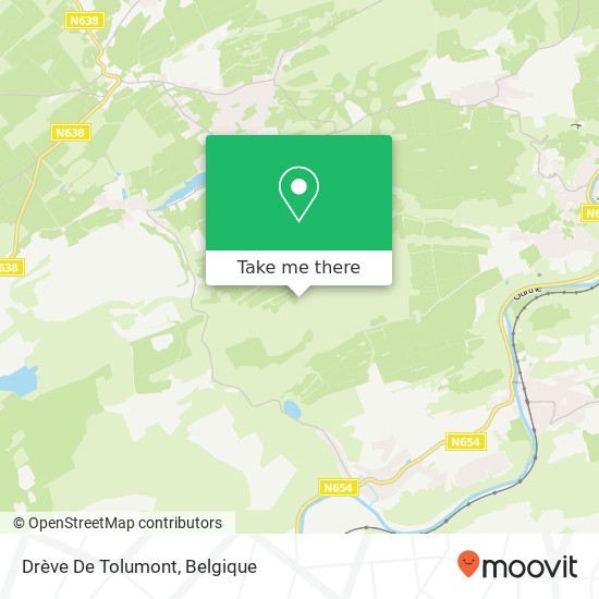 Drève De Tolumont kaart