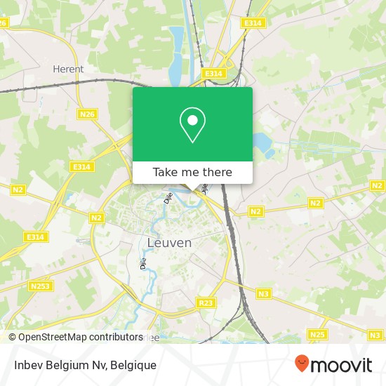 Inbev Belgium Nv kaart