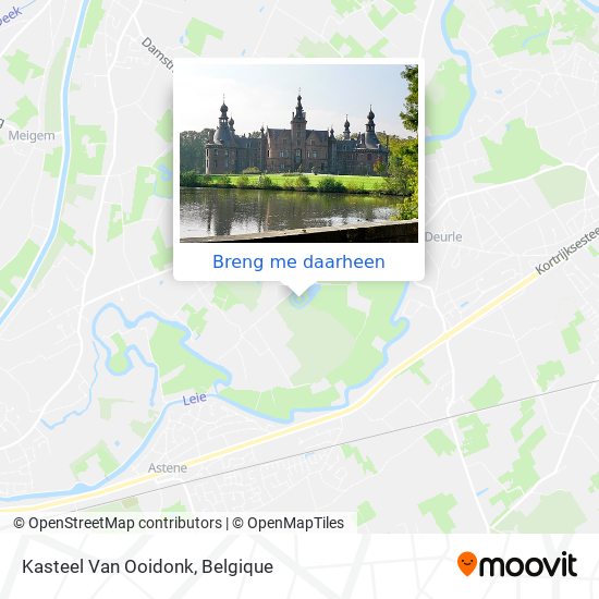 Kasteel Van Ooidonk kaart