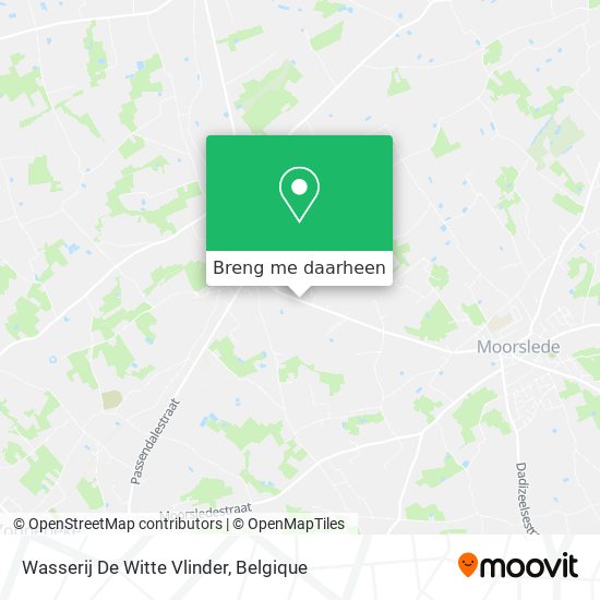 Wasserij De Witte Vlinder kaart