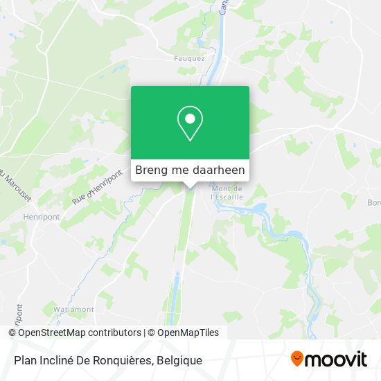 Plan Incliné De Ronquières kaart