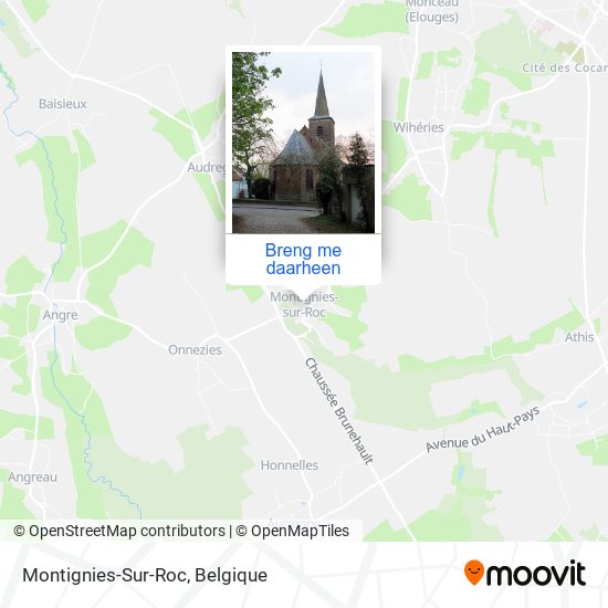 Montignies-Sur-Roc kaart