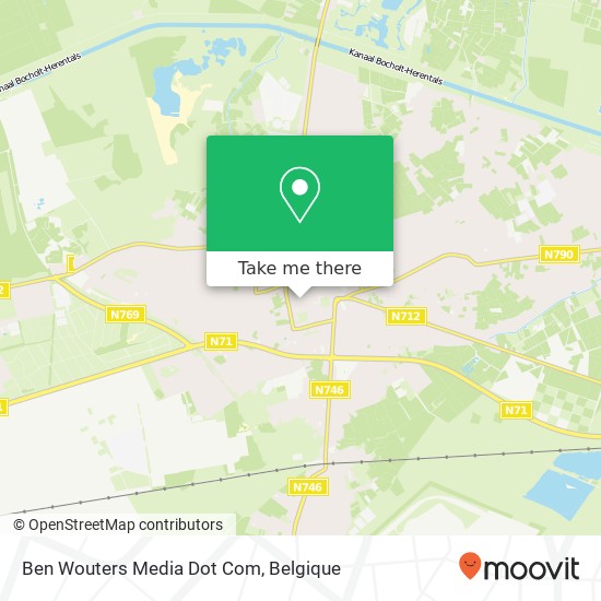 Ben Wouters Media Dot Com kaart