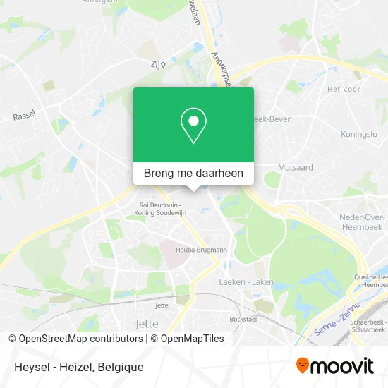 Heysel - Heizel kaart