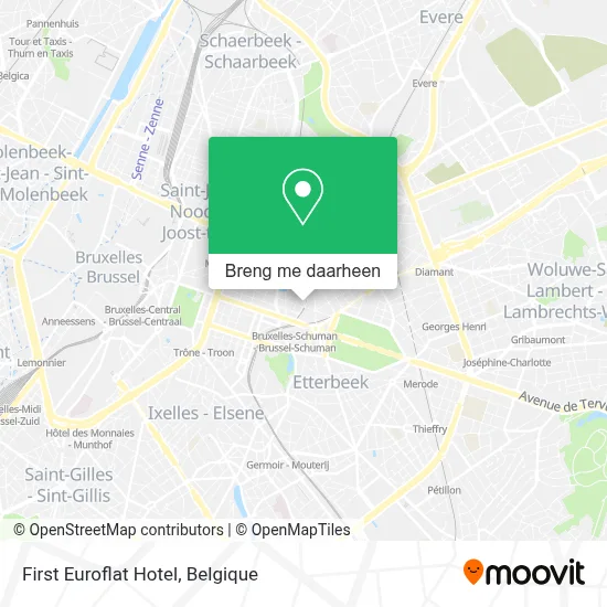 First Euroflat Hotel kaart