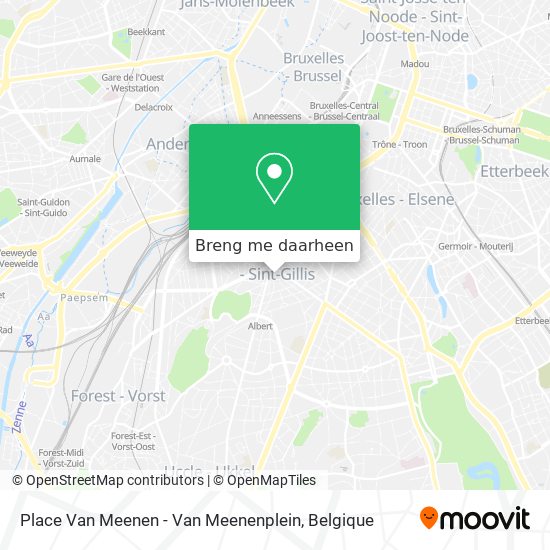 Place Van Meenen - Van Meenenplein kaart