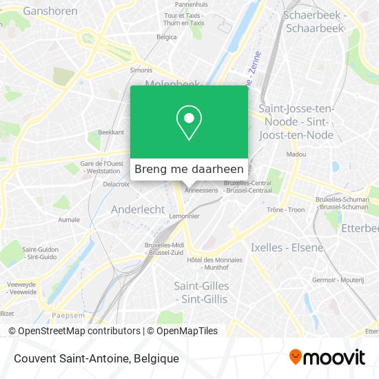 Couvent Saint-Antoine kaart