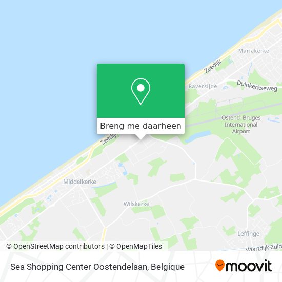 Sea Shopping Center Oostendelaan kaart
