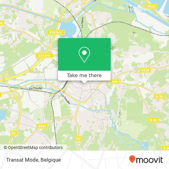 Transat Mode kaart