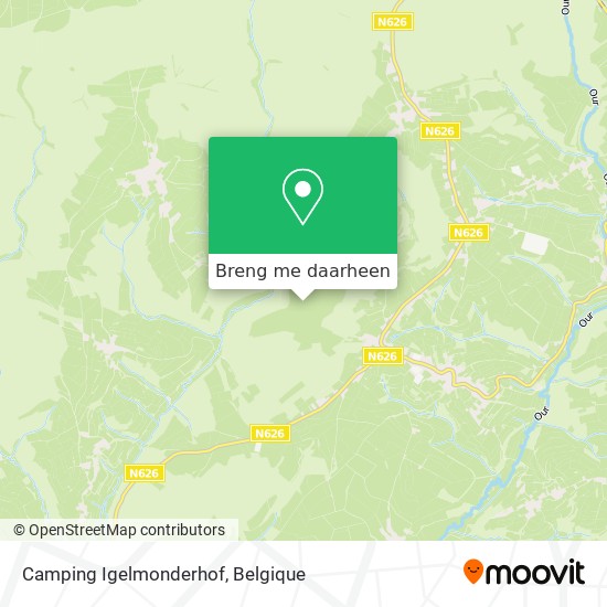 Camping Igelmonderhof kaart