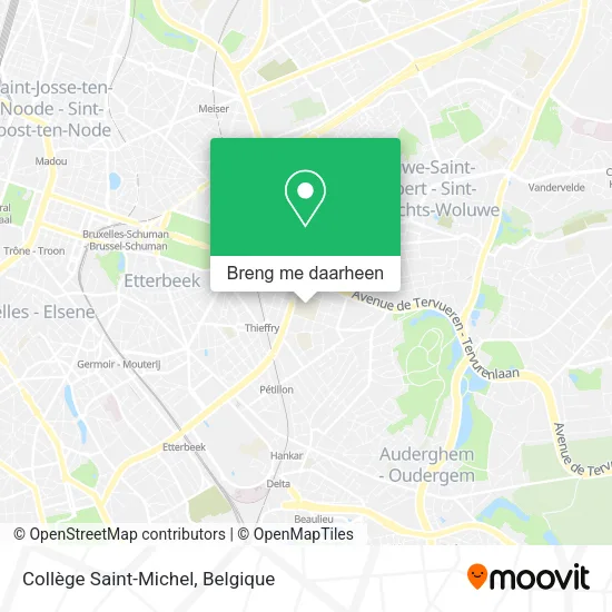 Collège Saint-Michel kaart